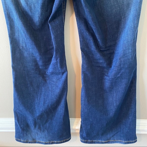 Lane Bryant Dark Wash Genius Fit Flare Jeans - Picture 7 of 8